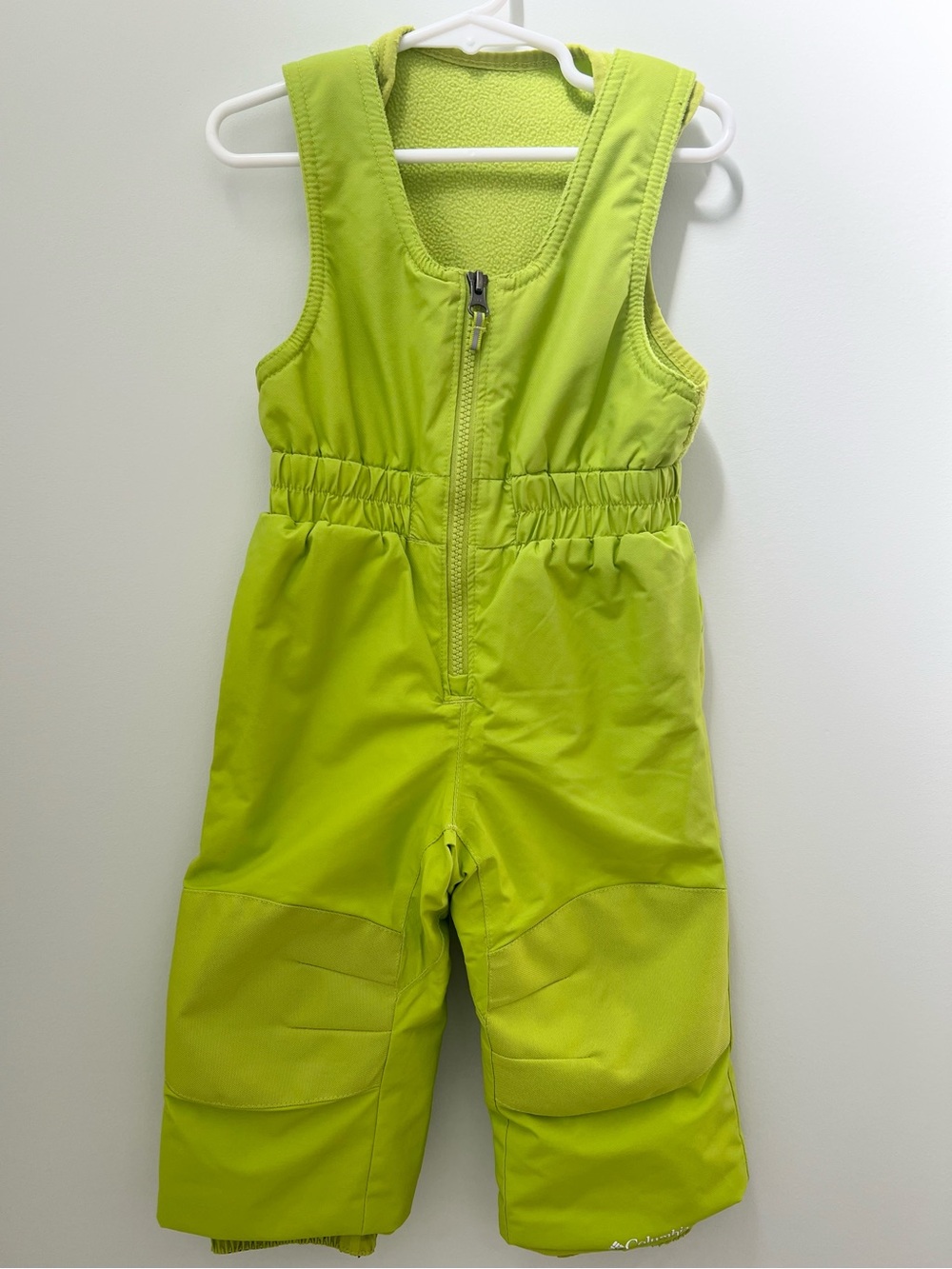Columbia Bright Lime Green Kids' Snow Overalls